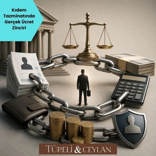 Kıdem Tazminatında Gerçek Ücret Zinciri - Kıdem Tamizatı Hesaplma - Tureliceylan com
